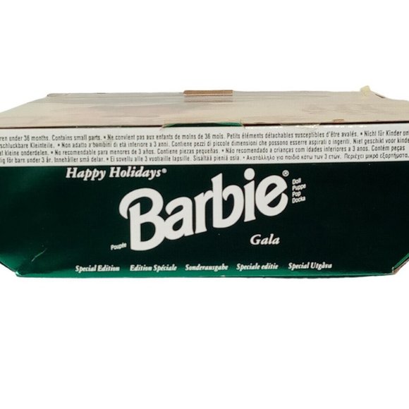 Happy Holidays Gala Barbie #13545 Vintage 1994 Special Edition NRFB MINT - Picture 8 of 11